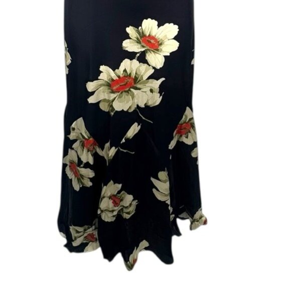 The Great Floral Medley Dress L 100% Viscose Midi Dress Boho Prairie Romantic - Picture 7 of 12